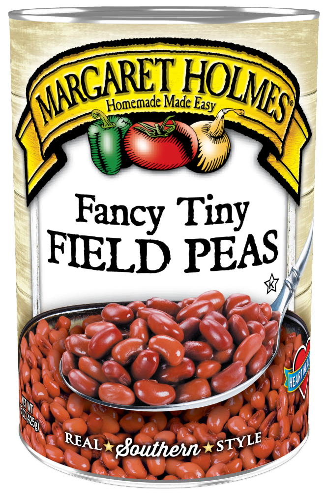 02303L_MH Fancy Tiny Field Peas & Snaps_TL-F Can of Margaret Holmes Fancy Tiny Field Peas
