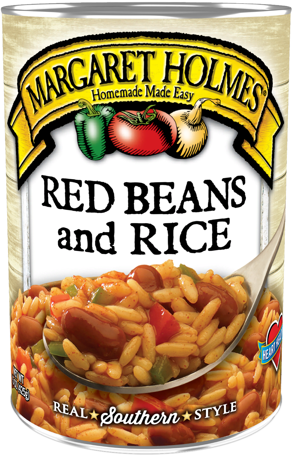 11813L_MH Red Beans & Rice_TL-F-website Can of Margaret Holmes Red Beans & Rice