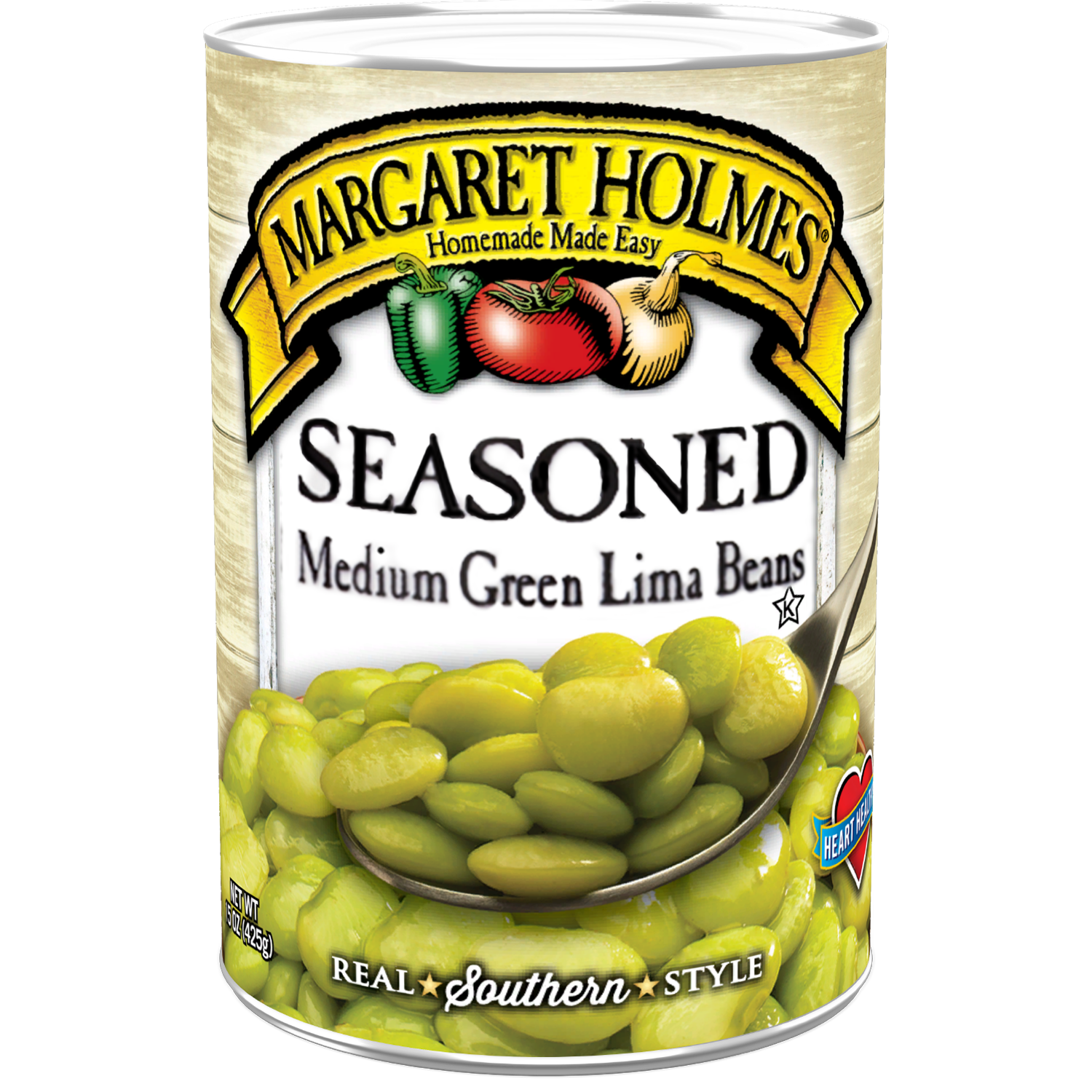Seasoned_MGLimaBeans Can of Margaret Holmes Seasoned Medium Green Lima Beans