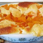 Delicious “Never Stir” Peach Cobbler