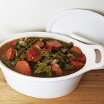 Cajun Sausage with Green Beans, Tomatoes & Vidalia Onions