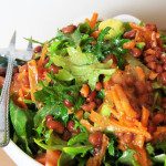 Fresh Kale Salad with Field Peas & Snaps