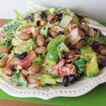Two Bean Barbecue Chicken Salad