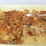 Cabbage & Rutabaga Casserole with Crunchy Onions