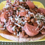 Beefy Field Peas & Snaps over Texas Toast