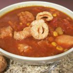 Crockpot Pork & Succotash Stew for Two