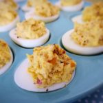 Yellow Squash Deviled Eggs