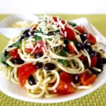 Black Bean Spaghetti Salad